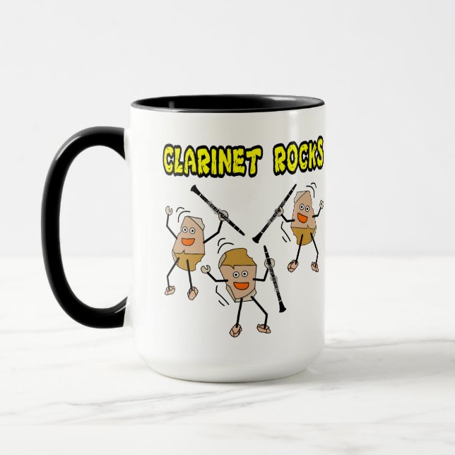 Clarinet Rocks Mug (Left)