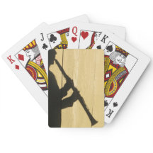 Clarinet Shadow playing cards