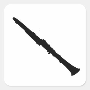 Clarinet Square Sticker