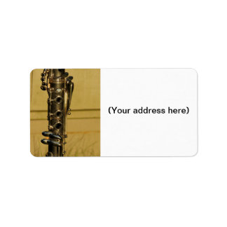 Clarinet Sunset address labels