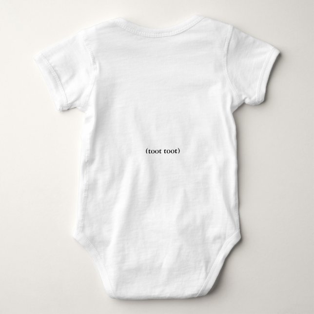 Clarinet Toodle Baby Bodysuit (Back)