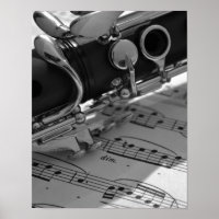 Clarinet with Sheet Music