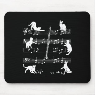 Clarinetist Cats For Cat Loving Clarinet Player  Mouse Mat