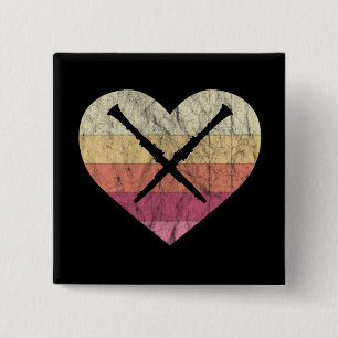 Clarinetist Loves Playing Clarinet 15 Cm Square Badge