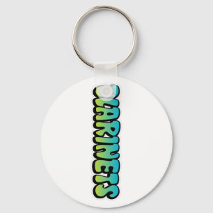 Clarinets Down Key Ring