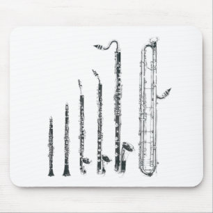 clarinets mouse mat