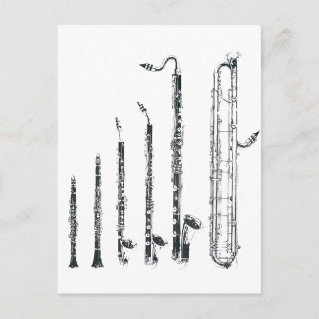 clarinets postcard (Front)