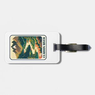 Clarion River Pennsylvania Colours Luggage Tag
