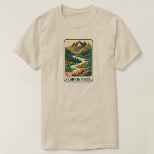 Clarion River Pennsylvania Colours T-Shirt