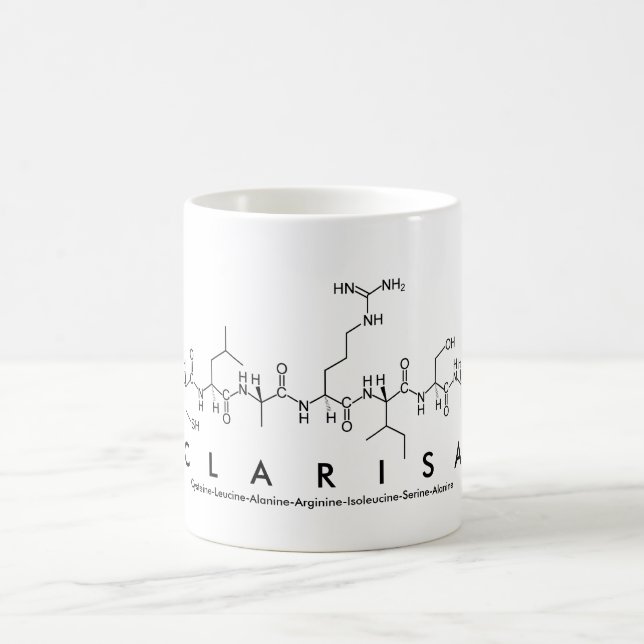 Clarisa peptide name mug (Center)