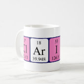 Clariss periodic table name mug (Front Left)