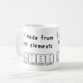 Clariss periodic table name mug (Front Left)