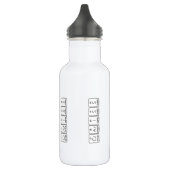 Clariss periodic table name water bottle (Left)