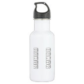 Clariss periodic table name water bottle (Back)