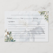 Clarity Basic Recipe Card