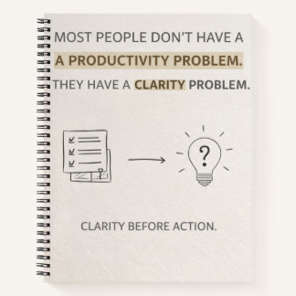 Clarity before Actions Notbook  Notebook