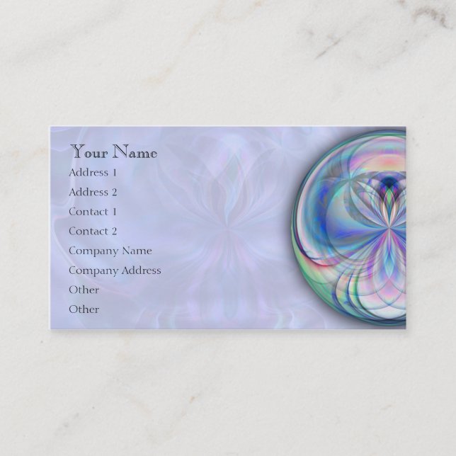Clarity Mandala Business Card (Front)