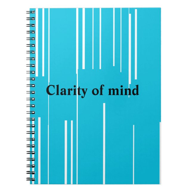 Clarity of mind notebook (Front)