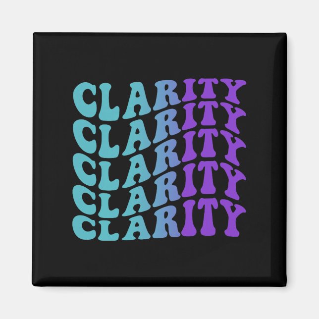 Clarity Prevention Awareness Magnet (Front)