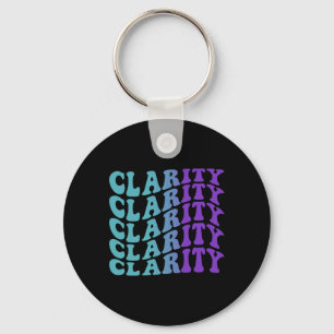 Clarity Suicide Prevention Mental Health Awareness Key Ring