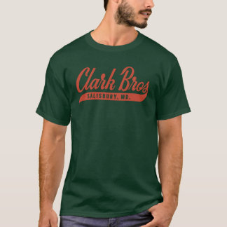 Clark Brothers Dark T-Shirt w/ white lettering