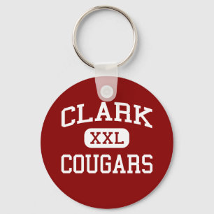 Clark - Cougars - Clark High School - Plano Texas Key Ring