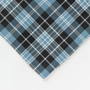 Clark Family Tartan Plaid Pattern Fleece Blanket