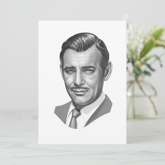 Clark Gable Greeting Card (Standing Front)