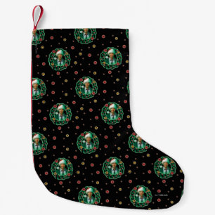 Clark Griswold Christmas Wreath Pattern Small Christmas Stocking