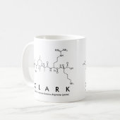 Clark peptide name mug (Front Left)