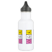 Clark periodic table name water bottle (Left)