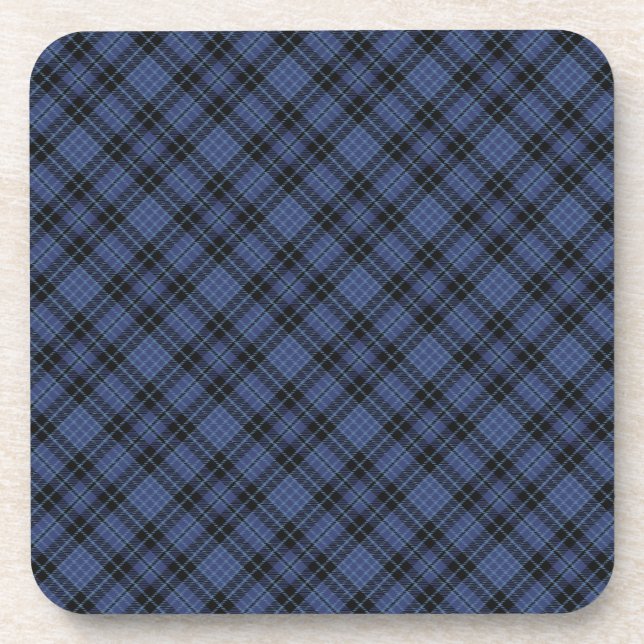 Clark Scottish Clan Tartan Coasters (Front)