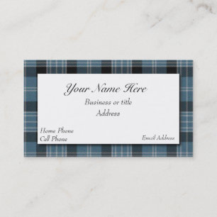 Clark Scottish Tartan Plaid Business Card