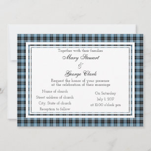Clark Scottish Wedding Invitation