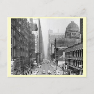 Clark St., Chicago, Illinois Vintage Postcard