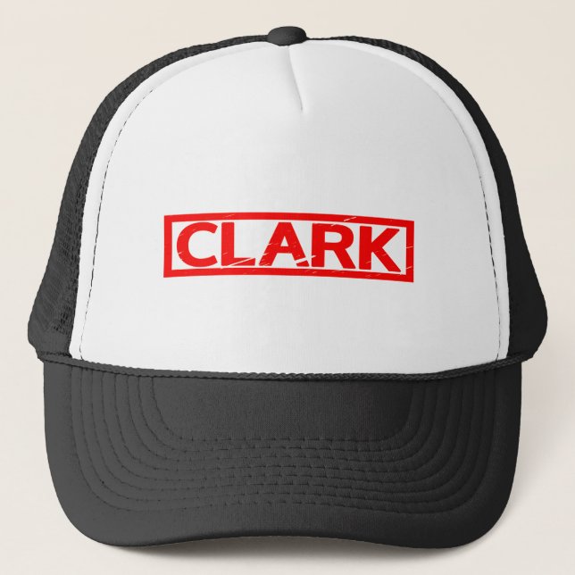 Clark Stamp Trucker Hat (Front)