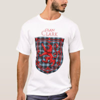 Clark Tartan Scottish Plaid Lion Rampant