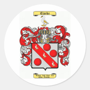 clarke classic round sticker