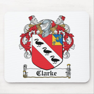 Clarke Family Crest Mouse Mat