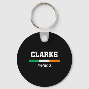 Clarke Irish Family Name St Patricks Day Ireland F Key Ring
