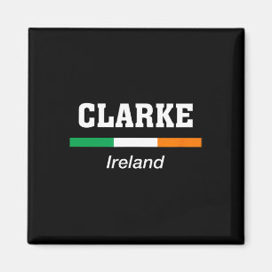 Clarke Irish Family Name St Patricks Day Ireland F Magnet