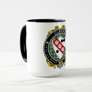 Clarke Irish Shield Badge  Mug