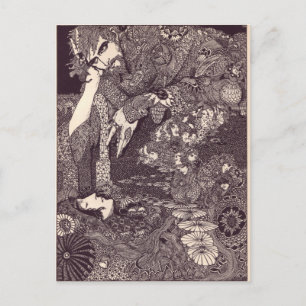 Clarke's Edgar Allan Poe Illustrations Postcard