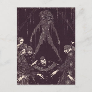 Clarke's Edgar Allan Poe Illustrations Postcard