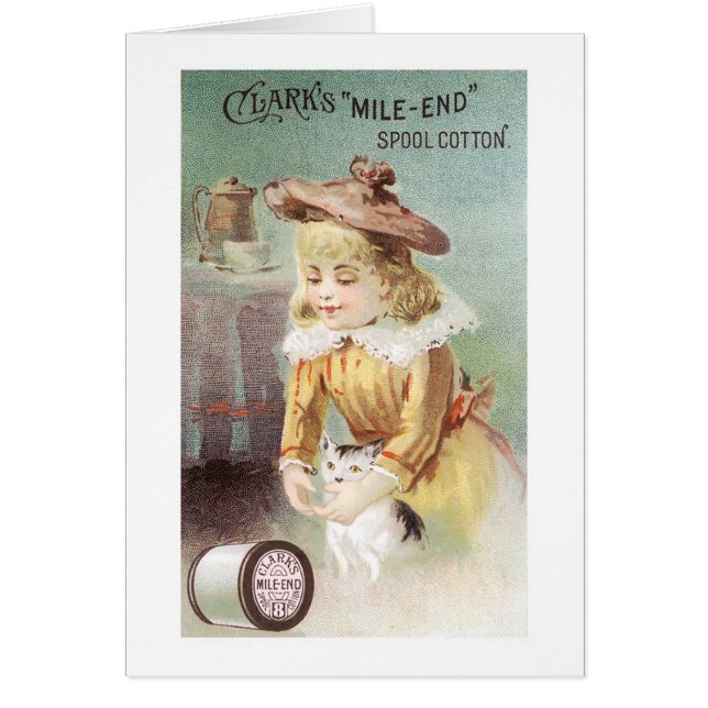 Clarks Girl With Kitten (Front)