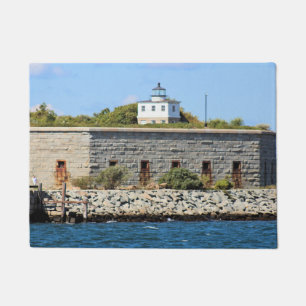 Clark's Point Lighthouse, Massachusetts Door Mat