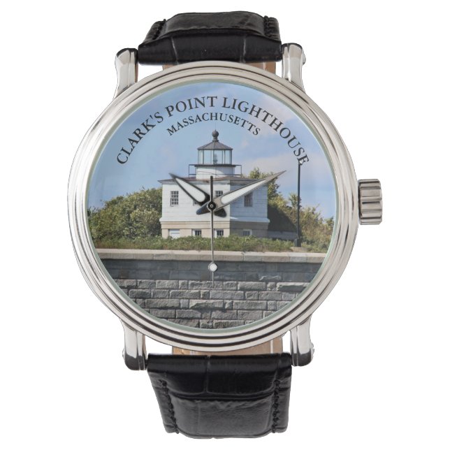 Clarks Point Lighthouse Massachusetts eWatch Watch (Front)