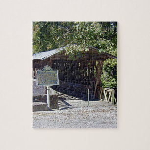 Clarkson Covered Bridge Alabama  Jigsaw Puzzle