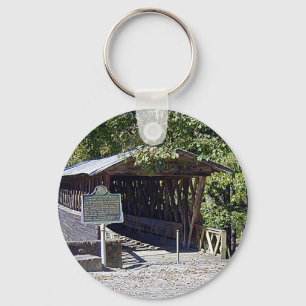 Clarkson Covered Bridge Alabama  Key Ring