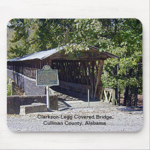 Clarkson Covered Bridge Alabama  Mouse Mat